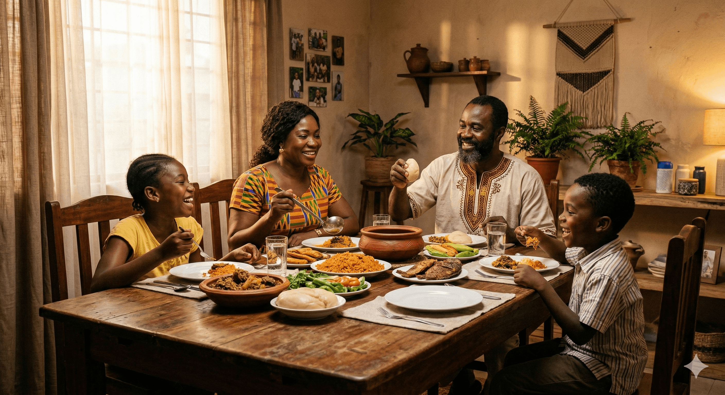 Famille cuisinant joyeusement ensemble